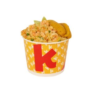 arroz con camaron grande